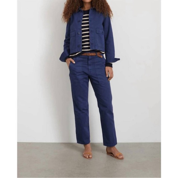 NWT Alex Mill Marfa Work Jacket in Midnight Blue - Picture 3 of 7